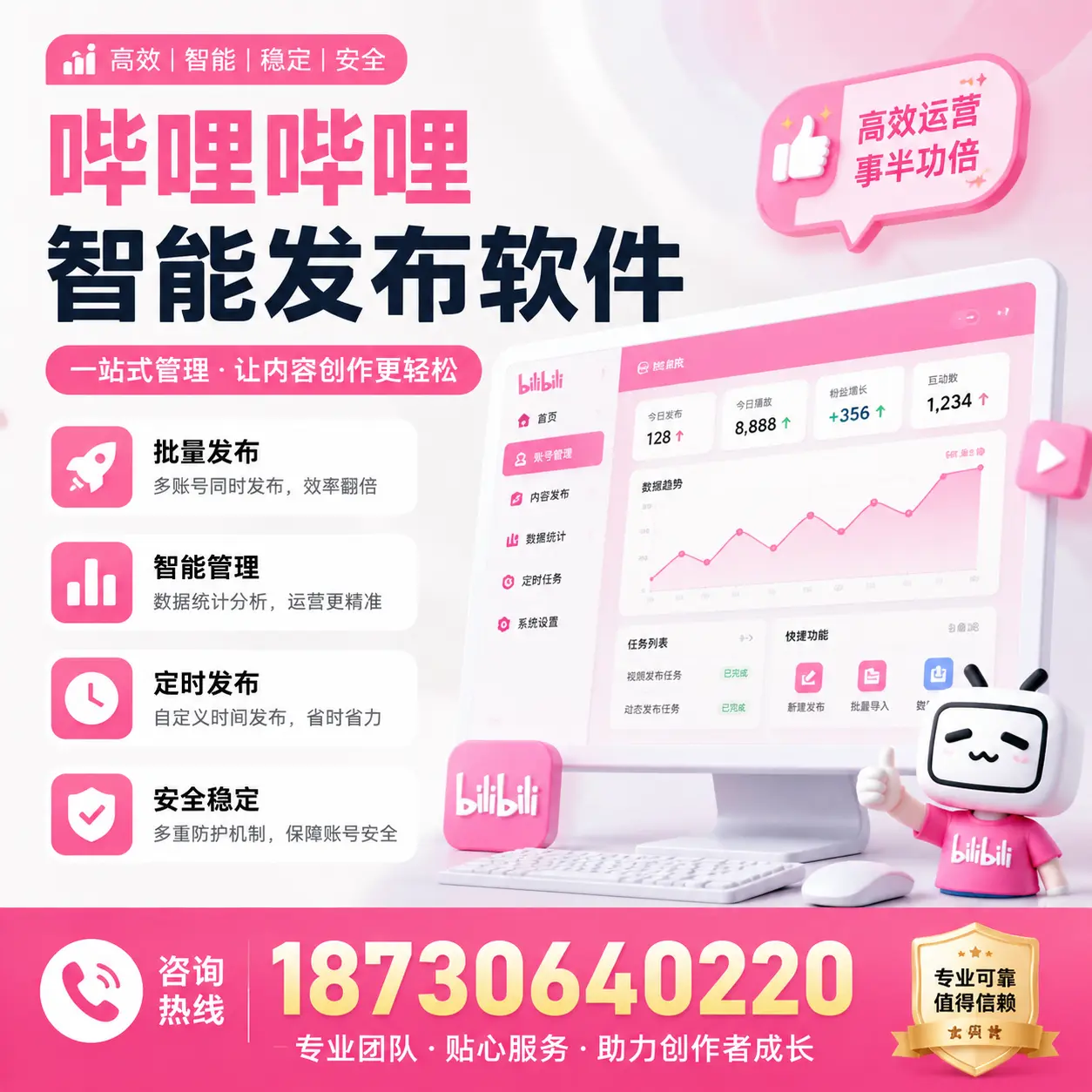 如何评估哔哩哔哩智能发布软件的ROI？吉安 企业必读