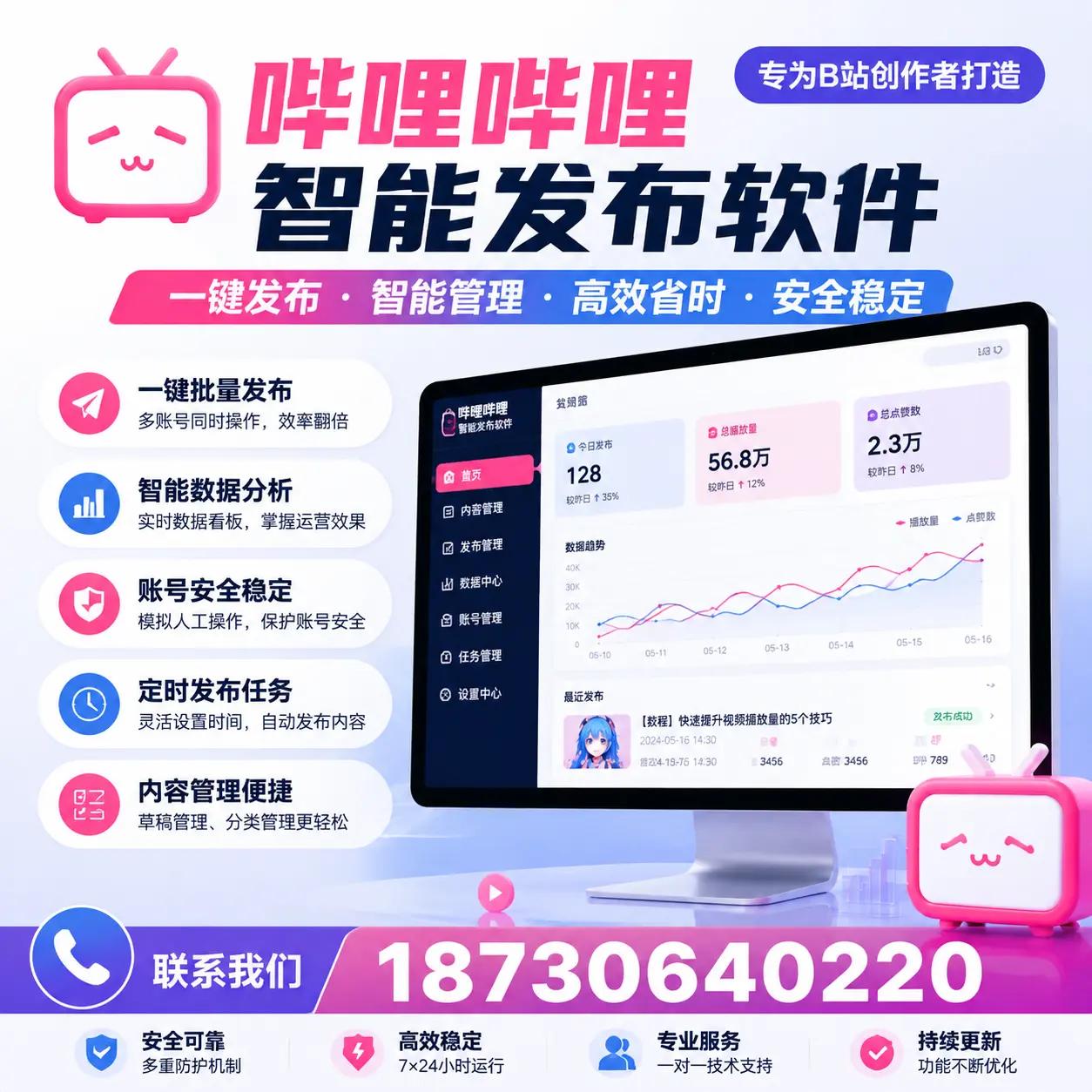 如何选择适合的哔哩哔哩智能发布软件？吉安 用户必看